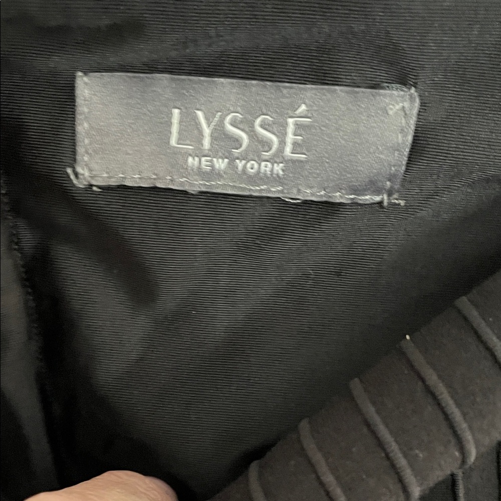 Textured Black Women's Leggings - Picture 2 of 5